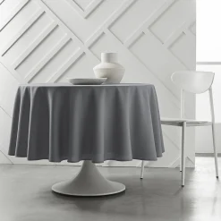 Tafellaken En Tafelloper<Blancheporte Effen tafellaken lichtgrijs