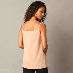 T-Shirt En Topje<Lora Zellini Effen topje met fijne bandjes taupe