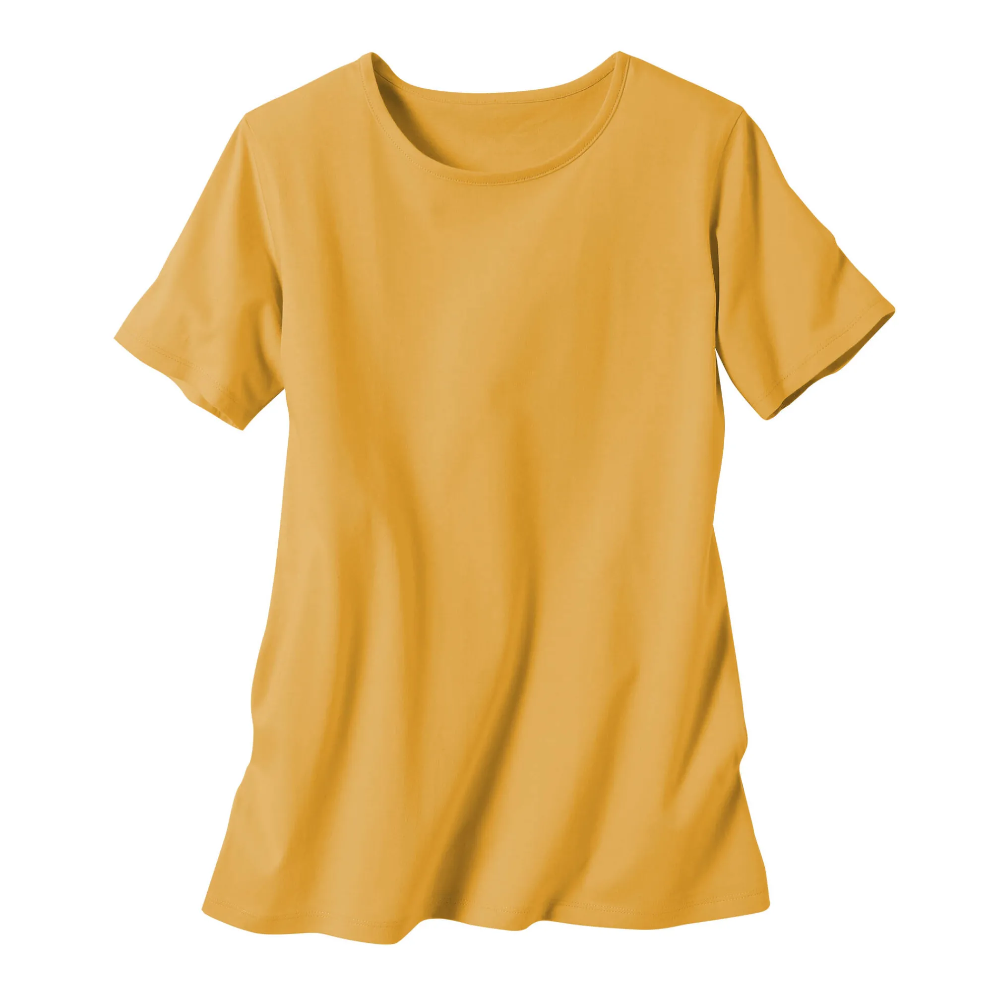 T-Shirt En Topje<Blancheporte Effen T-shirt met korte mouwen honing
