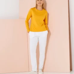 T-Shirt En Topje<Blancheporte Effen T-shirt met lange mouwen honing