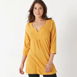 T-Shirt En Topje|Bloes En Tuniek<Blancheporte Effen tuniek kerrie