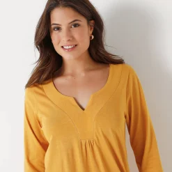 T-Shirt En Topje|Bloes En Tuniek<Blancheporte Effen tuniek kerrie