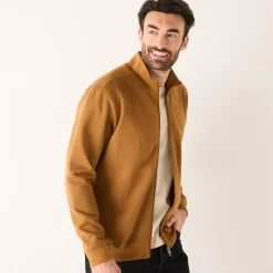 Sweater|Trui En Vest<Blancheporte Effen vest met opstaande kraag en rits koper