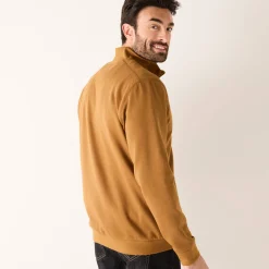 Sweater|Trui En Vest<Blancheporte Effen vest met opstaande kraag en rits koper
