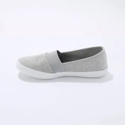 Ballerina's|Schoenen<Blancheporte Elastische ballerina's in textiel grijs