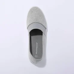 Ballerina's|Schoenen<Blancheporte Elastische ballerina's in textiel grijs