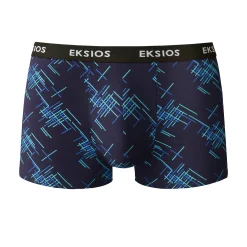 Ondergoed<Blancheporte Elastische fantasieshorty - set van 4 rood + blauw