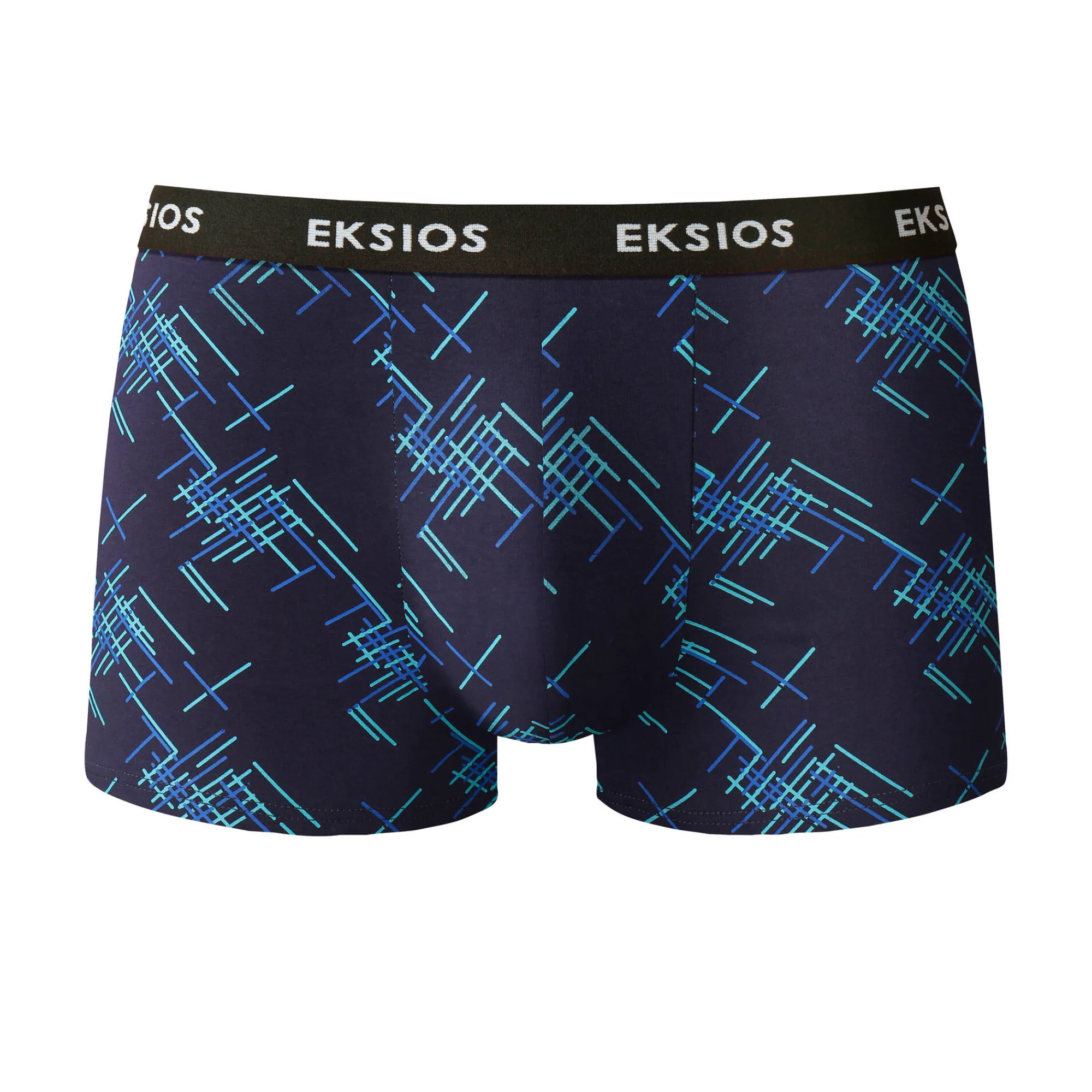 Ondergoed<Blancheporte Elastische fantasieshorty - set van 4 rood + blauw