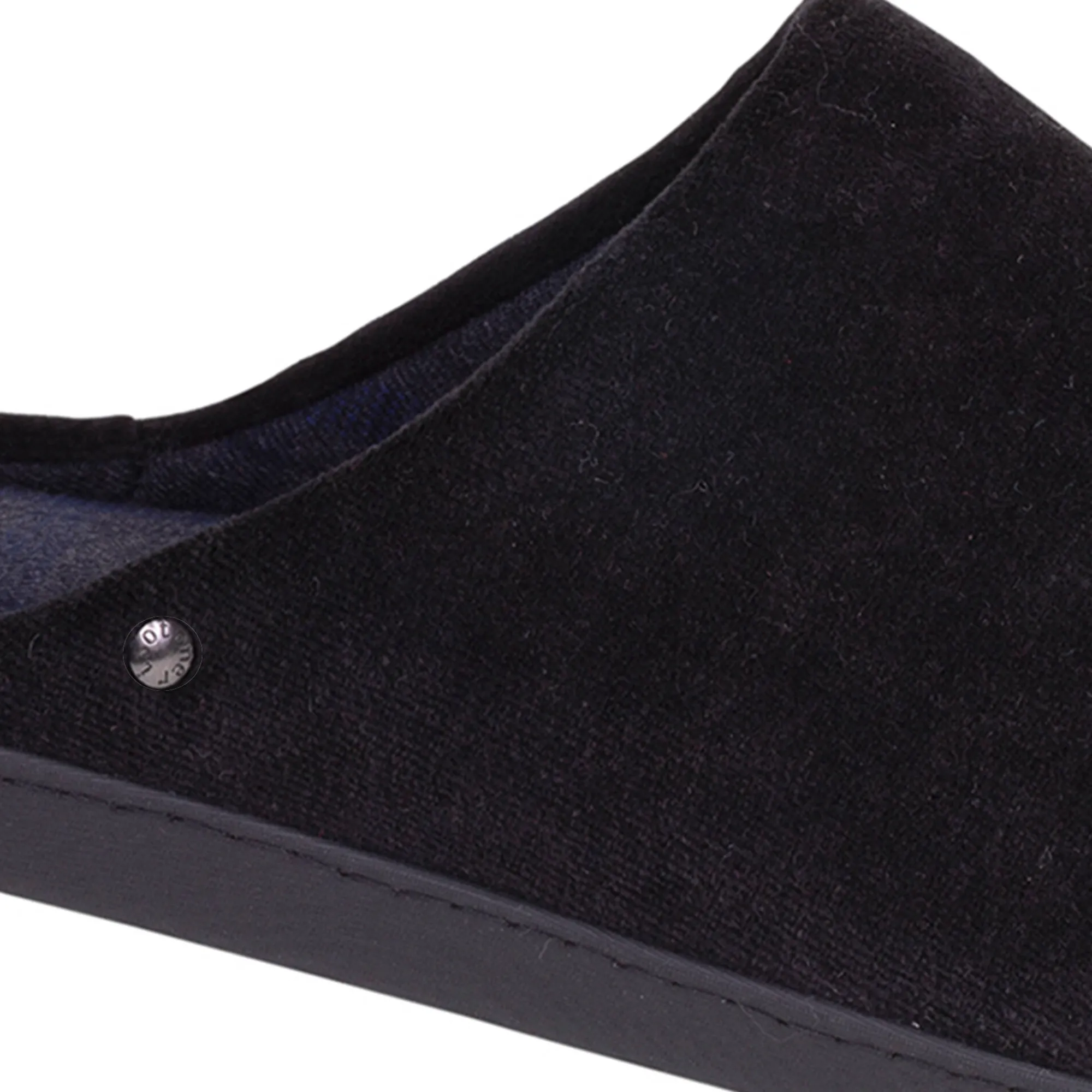 Schoenen|Schoenen Heren<Isotoner Ergonomische muiltjes in velours zwart