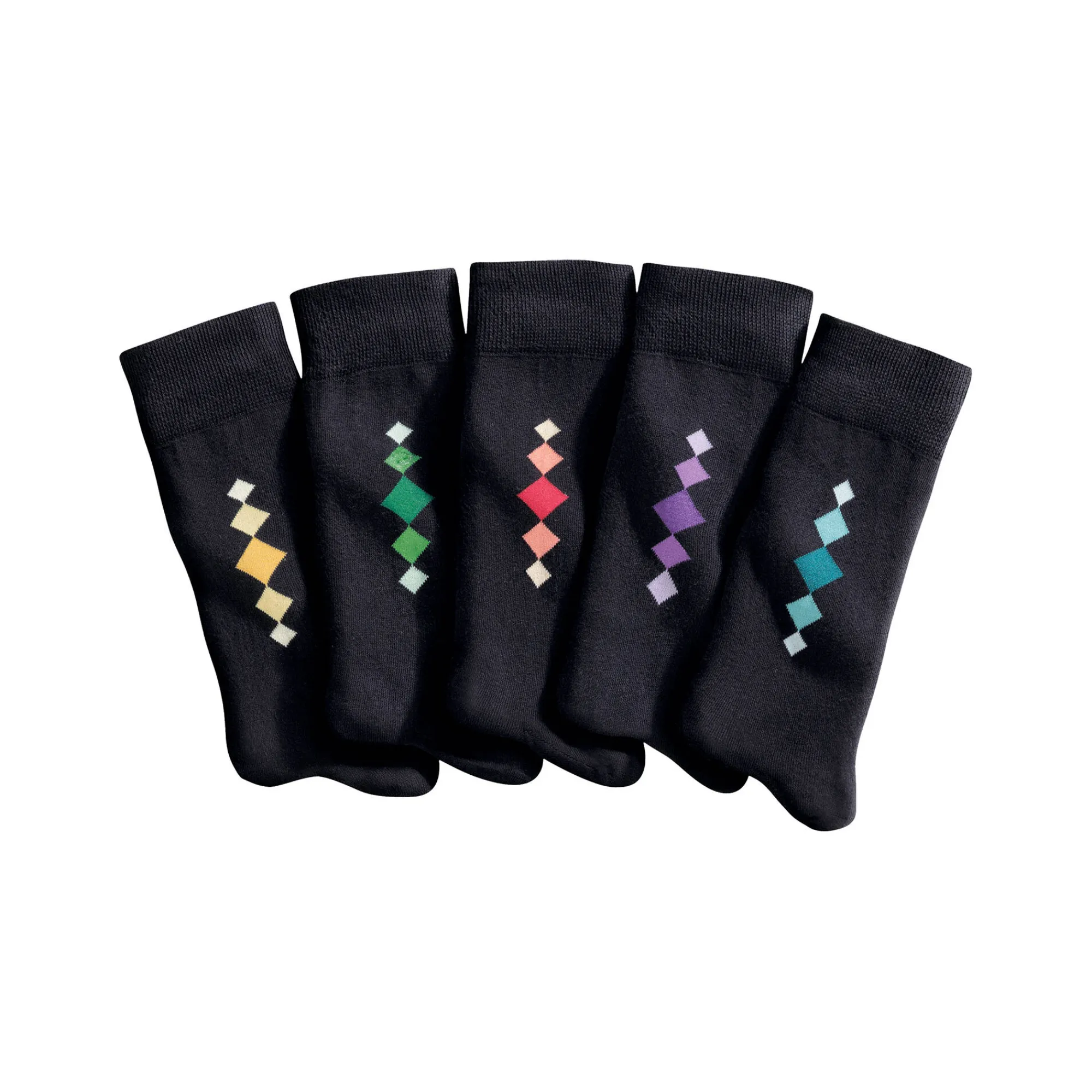 Ondergoed<Blancheporte Fantasie kniekousen - set van 5 paar zwart