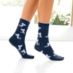 Panty’s, Kniekousen En Sokken<Blancheporte Fantasiesokken - set van 3 paar blauw