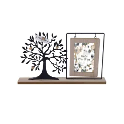 Decoratieartikel<Blancheporte Fotokader met levensboom naturel/zwart