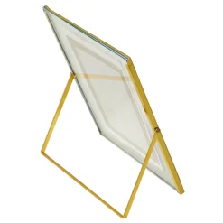 Feestdecoratie|Decoratieartikel<Blancheporte Fotolijst in doorzichtig glas goudkleurig