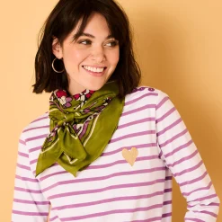 Accessoires En Juwelen<Blancheporte Foulard met Indische bloemenprint groen / parma