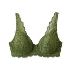 Beha<Confidence Lingerie Foulardbeha in kant en rekbare tule Guspini - met beugels groen