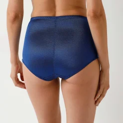 Slip En Shorty<Confidence Lingerie Gaineslip in glanstricot en kant Avila - set van 2 marine + rood