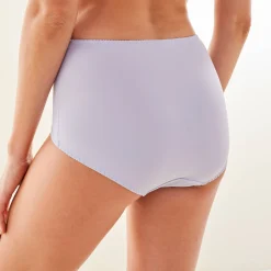 Slip En Shorty<Confidence Lingerie Gaineslip in microvezel en geborduurde tule Caminata korenbloem