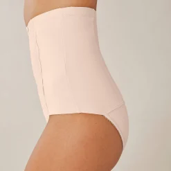 Slip En Shorty<Blancheporte Gaineslip met taillegordel en afslankende kant huidkleur