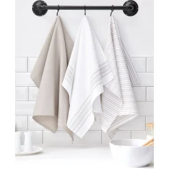Droogdoek En Handdoek<Blancheporte Geassorteerde keukendoeken - set van 3 beige