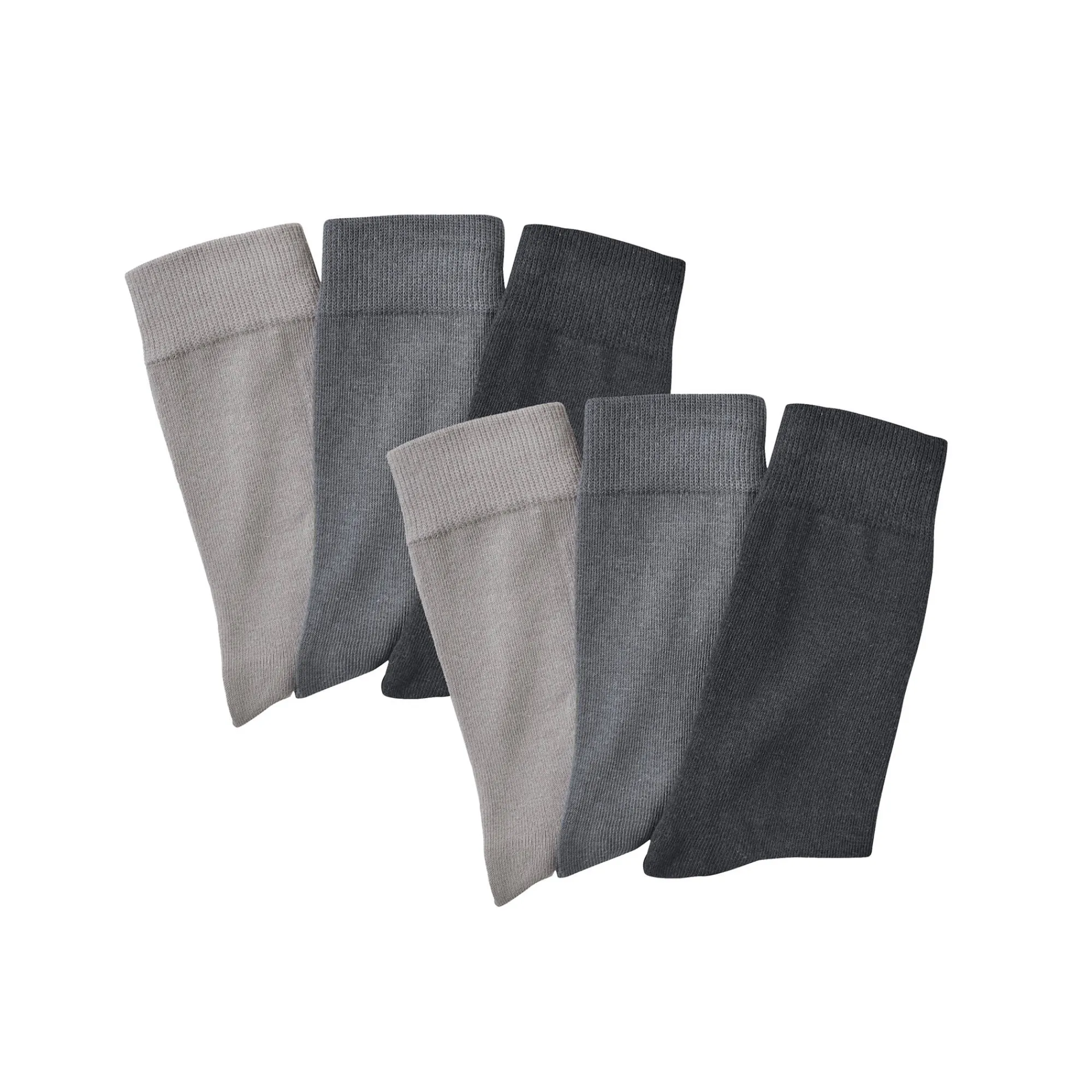 Ondergoed<Blancheporte Geassorteerde sokken - set van 6 paar grijs