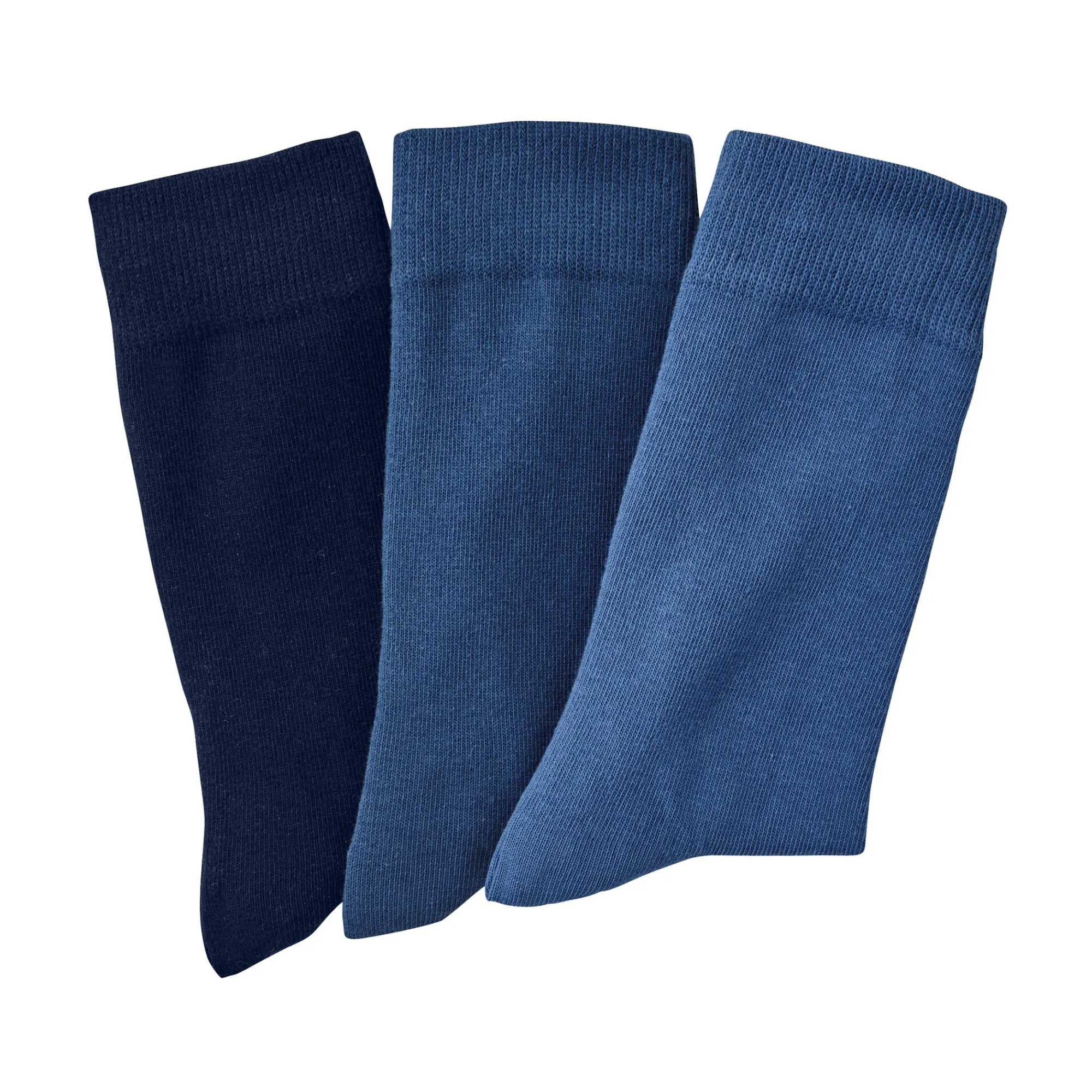 Ondergoed<Blancheporte Geassorteerde sokken - set van 3 paar blauw