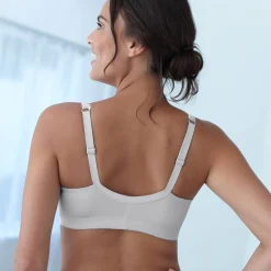 Beha<Confidence Lingerie Geborduurde beha met sluiting vooraan Calenca - zonder beugels wolk