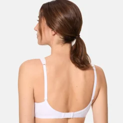 Beha<Playtex Geborduurde beha zonder beugels "Cross Your Heart Coton" van ® - set van 2 wit