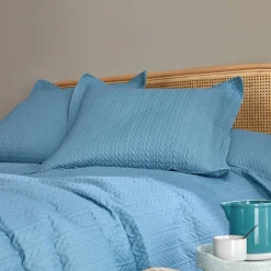 Deken En Bedsprei|Deken, Boutis En Bedsprei<Blancheporte Gematelasseerde bedsprei grijsblauw
