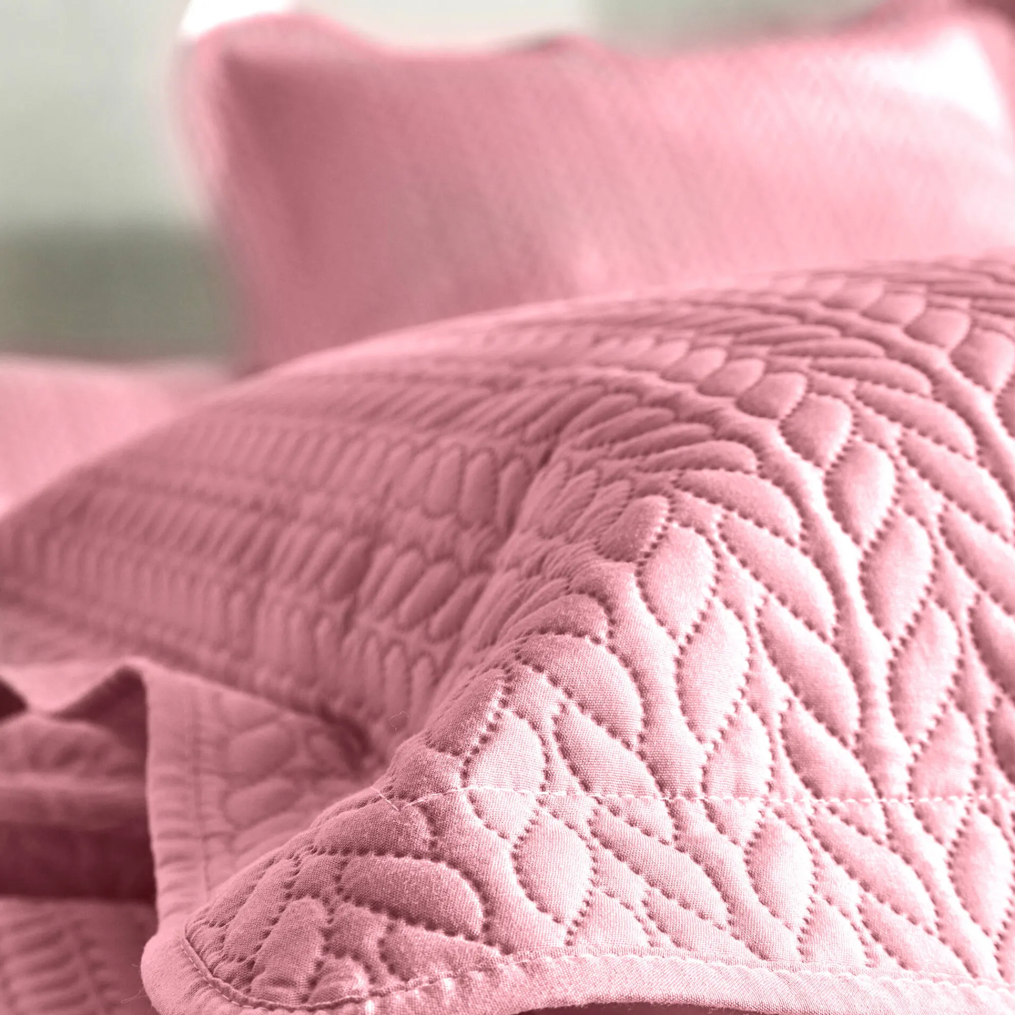 Deken En Bedsprei|Deken, Boutis En Bedsprei<Blancheporte Gematelasseerde bedsprei rozenhout