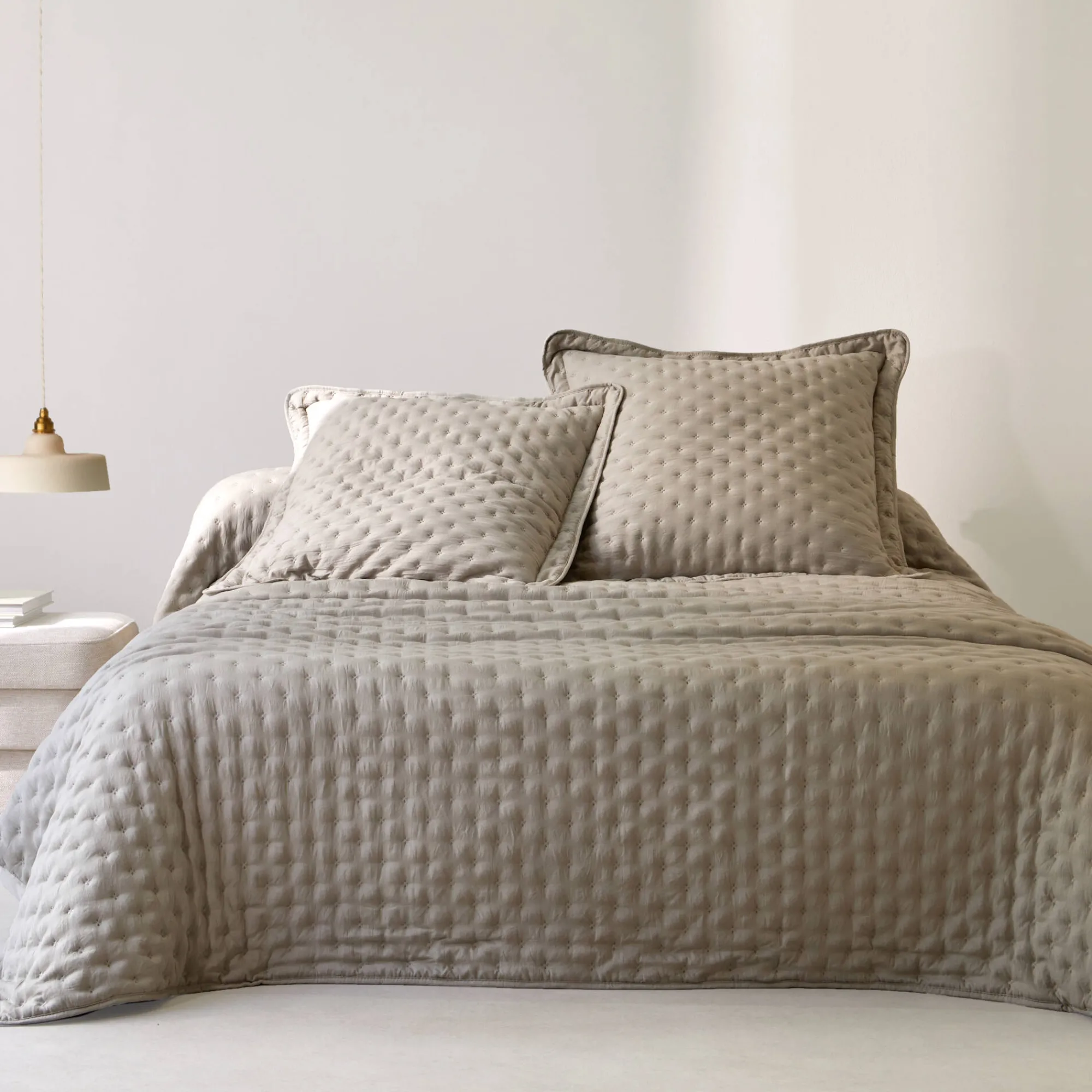 Deken En Bedsprei|Deken, Boutis En Bedsprei<Blancheporte Gematelasseerde deken - microvezel beige