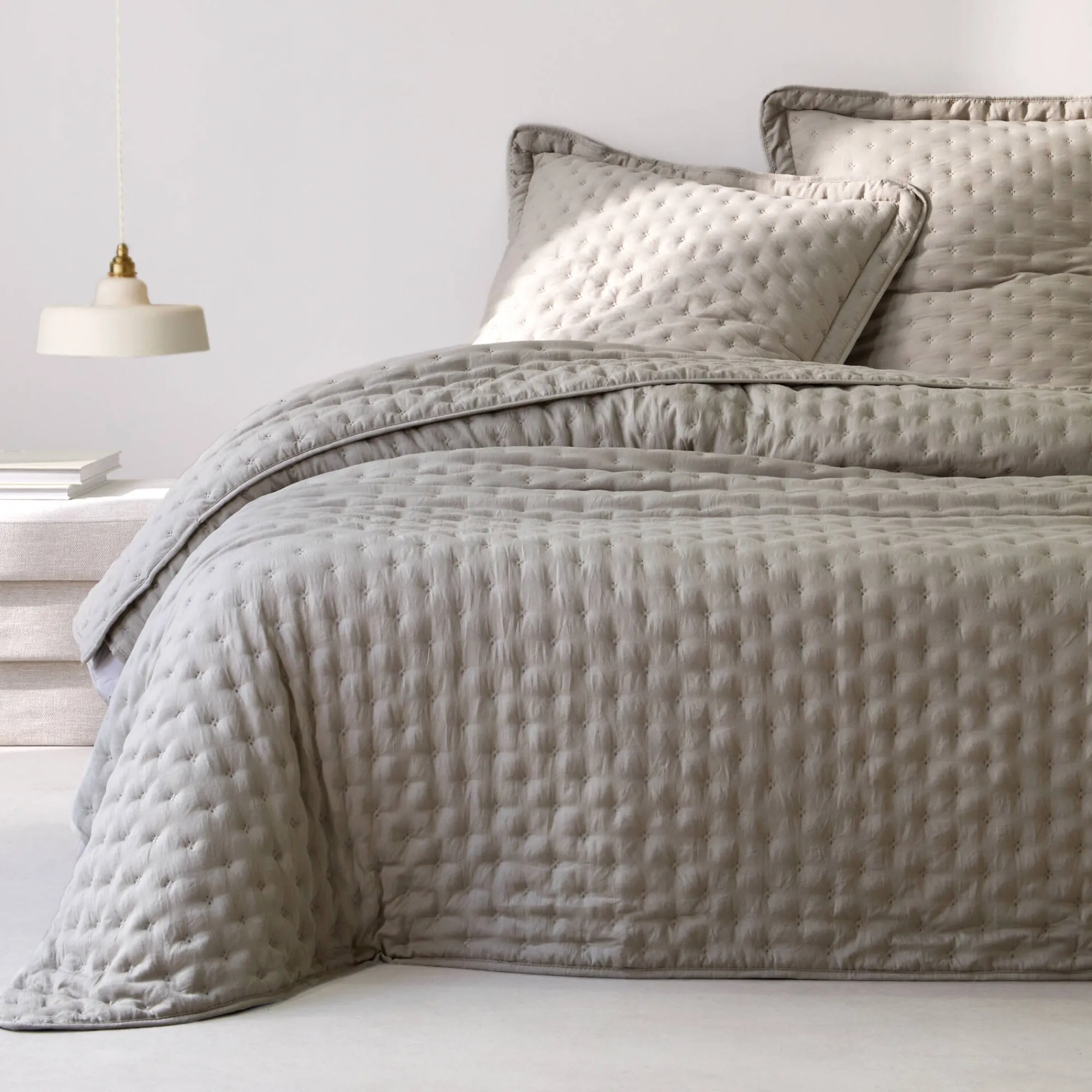 Deken En Bedsprei|Deken, Boutis En Bedsprei<Blancheporte Gematelasseerde deken - microvezel beige