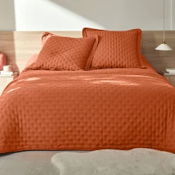 Deken En Bedsprei|Deken, Boutis En Bedsprei<Blancheporte Gematelasseerde deken - microvezel terracotta
