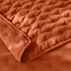 Deken En Bedsprei|Deken, Boutis En Bedsprei<Blancheporte Gematelasseerde deken - microvezel terracotta