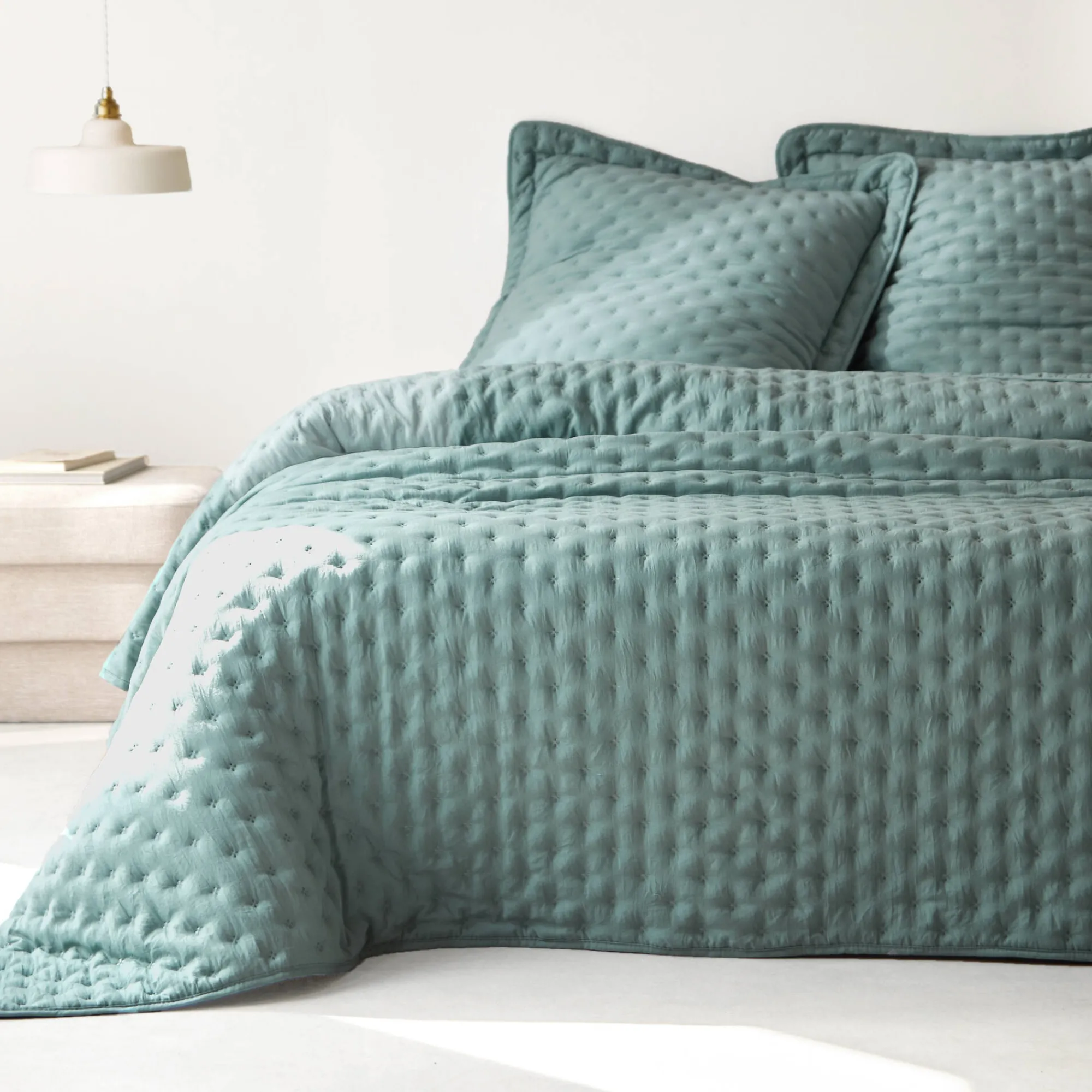 Deken En Bedsprei|Deken, Boutis En Bedsprei<Blancheporte Gematelasseerde deken - microvezel eucalyptus