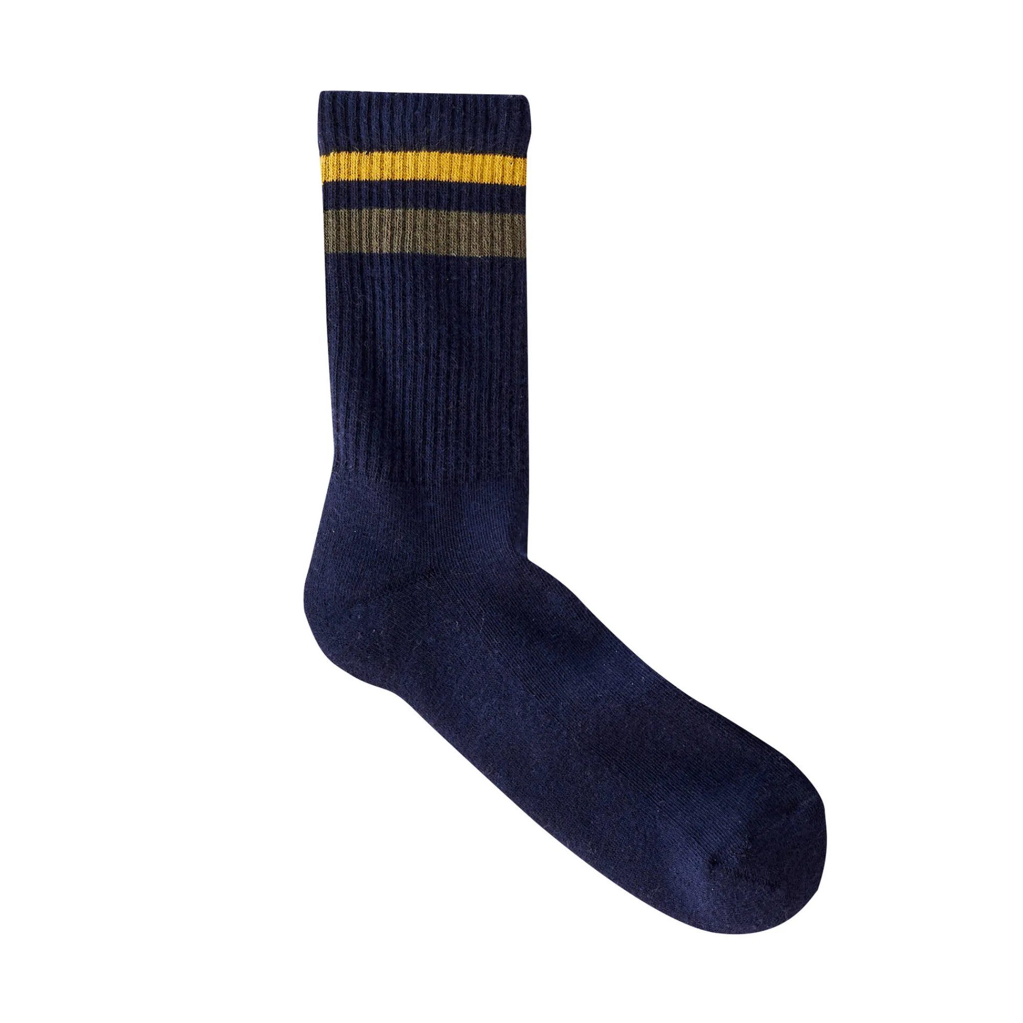 Ondergoed<Blancheporte Geribbelde sokken - set van 3 paar kaki