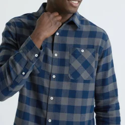 T-Shirt, Hemd En Polo<Blancheporte Geruit hemd in flanel - set van 3 groen + bordeaux + marine