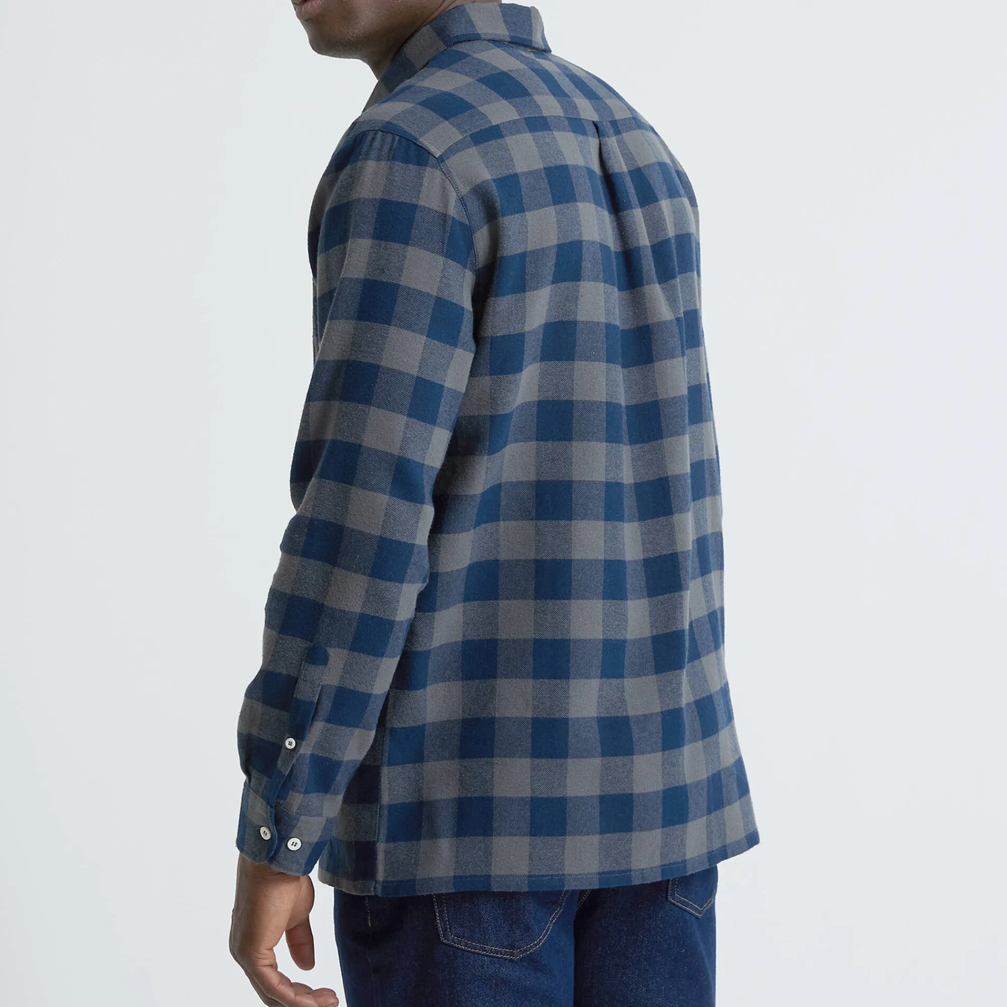 T-Shirt, Hemd En Polo<Blancheporte Geruit hemd in flanel - set van 3 groen + bordeaux + marine
