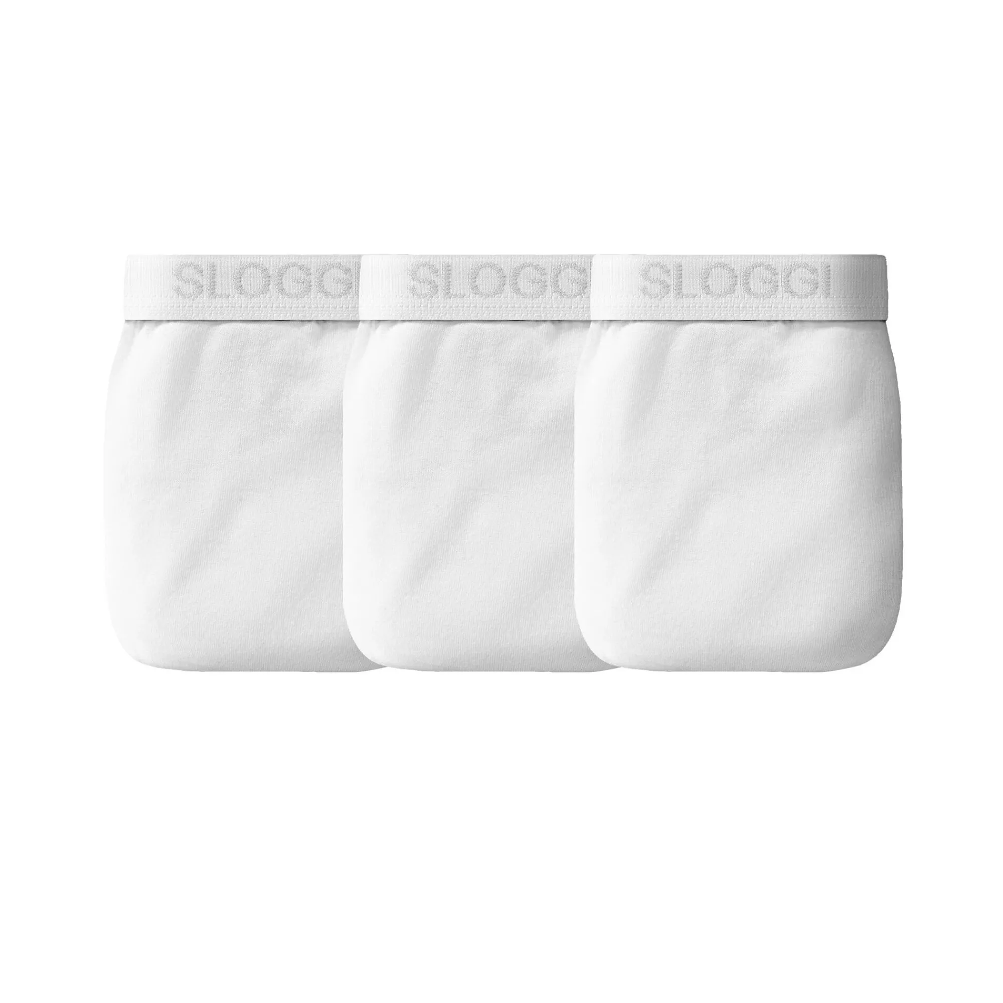 Ondergoed<Sloggi Gesloten midislip - set van 3 wit