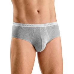 Ondergoed<Sloggi Gesloten midislip - set van 3 chiné grijs