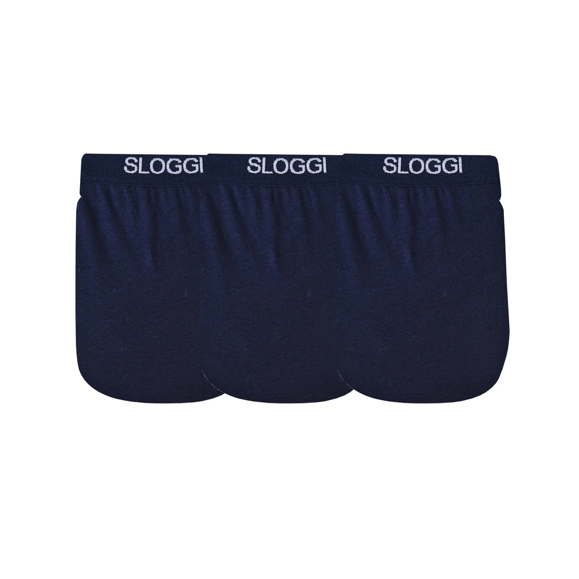 Ondergoed<Sloggi Gesloten midislip - set van 3 marine