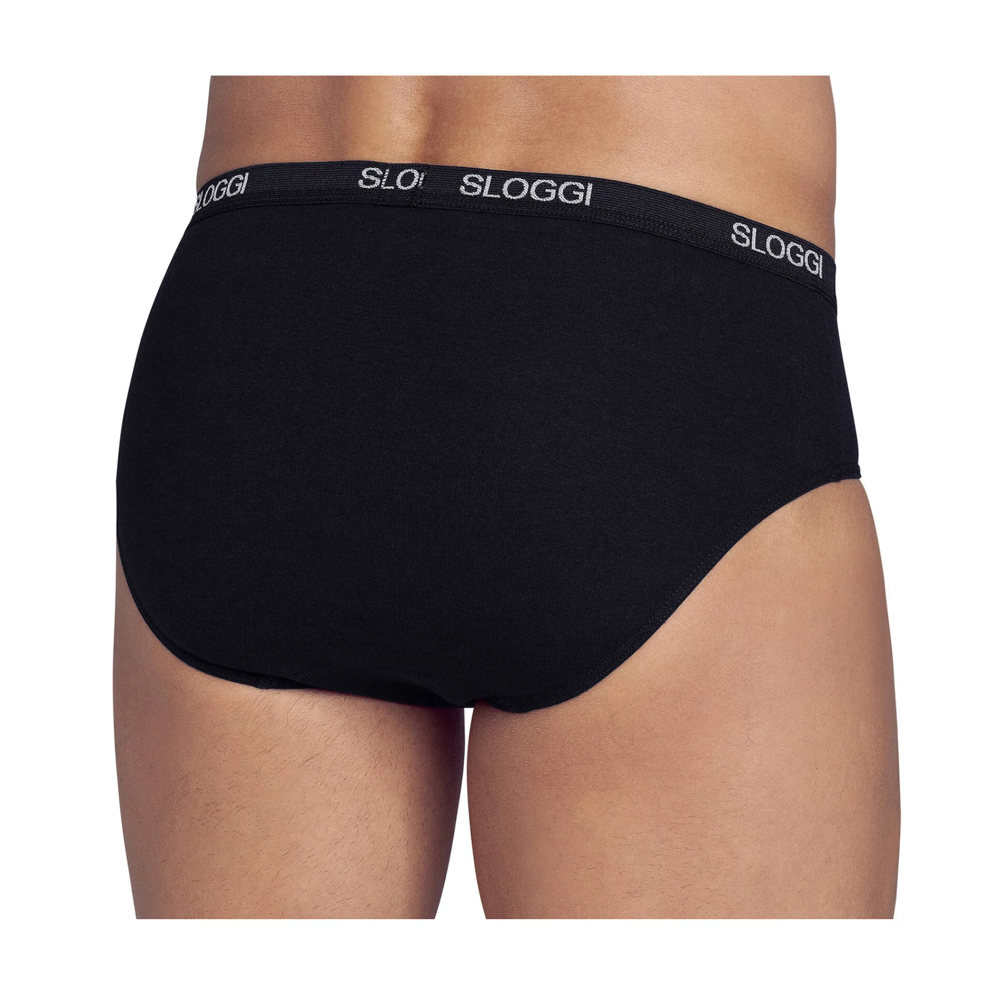 Ondergoed<Sloggi Gesloten slip in midimodel zwart