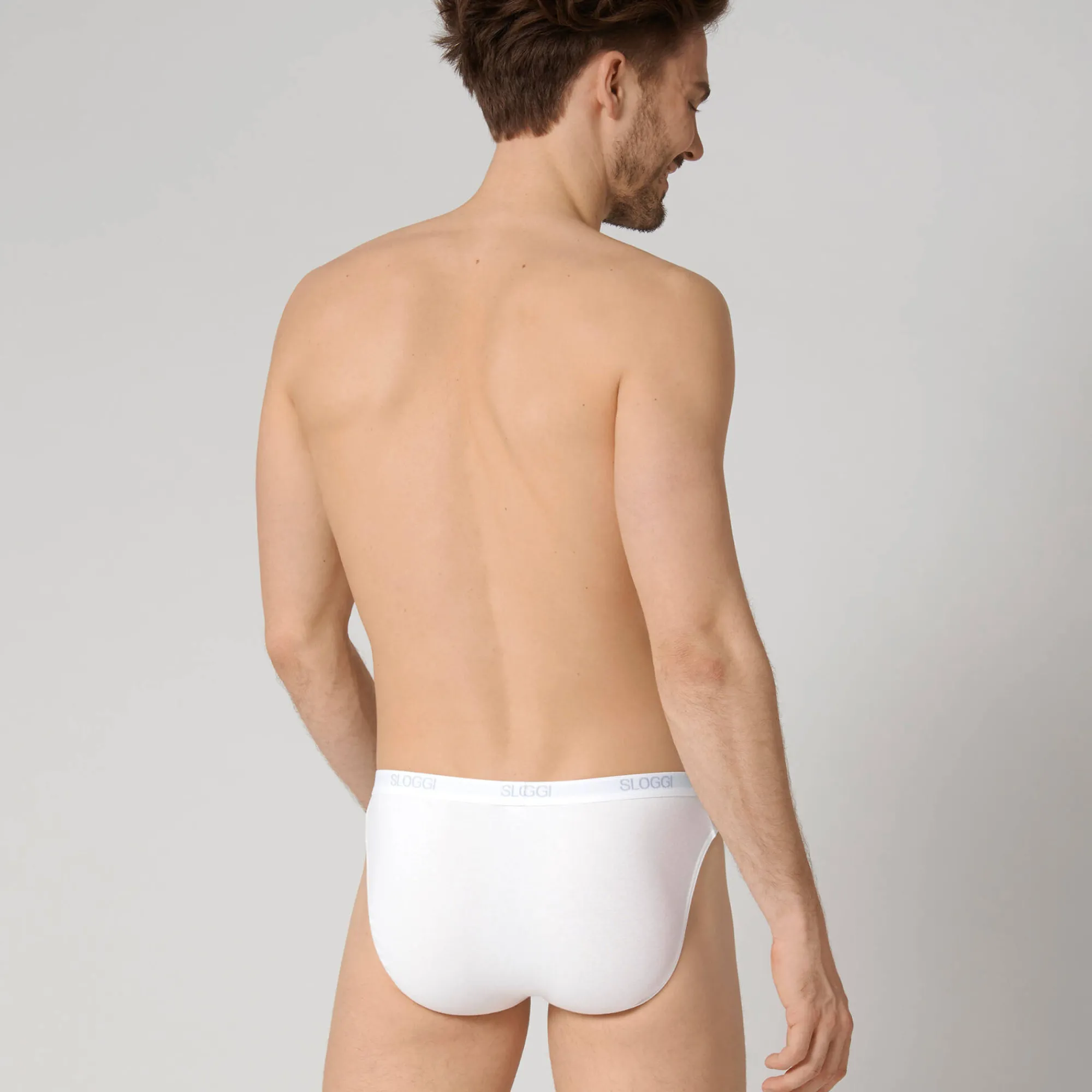 Ondergoed<Sloggi Gesloten slip in minimodel wit
