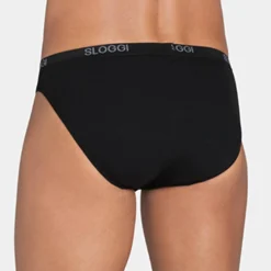 Ondergoed<Sloggi Gesloten slip in minimodel zwart