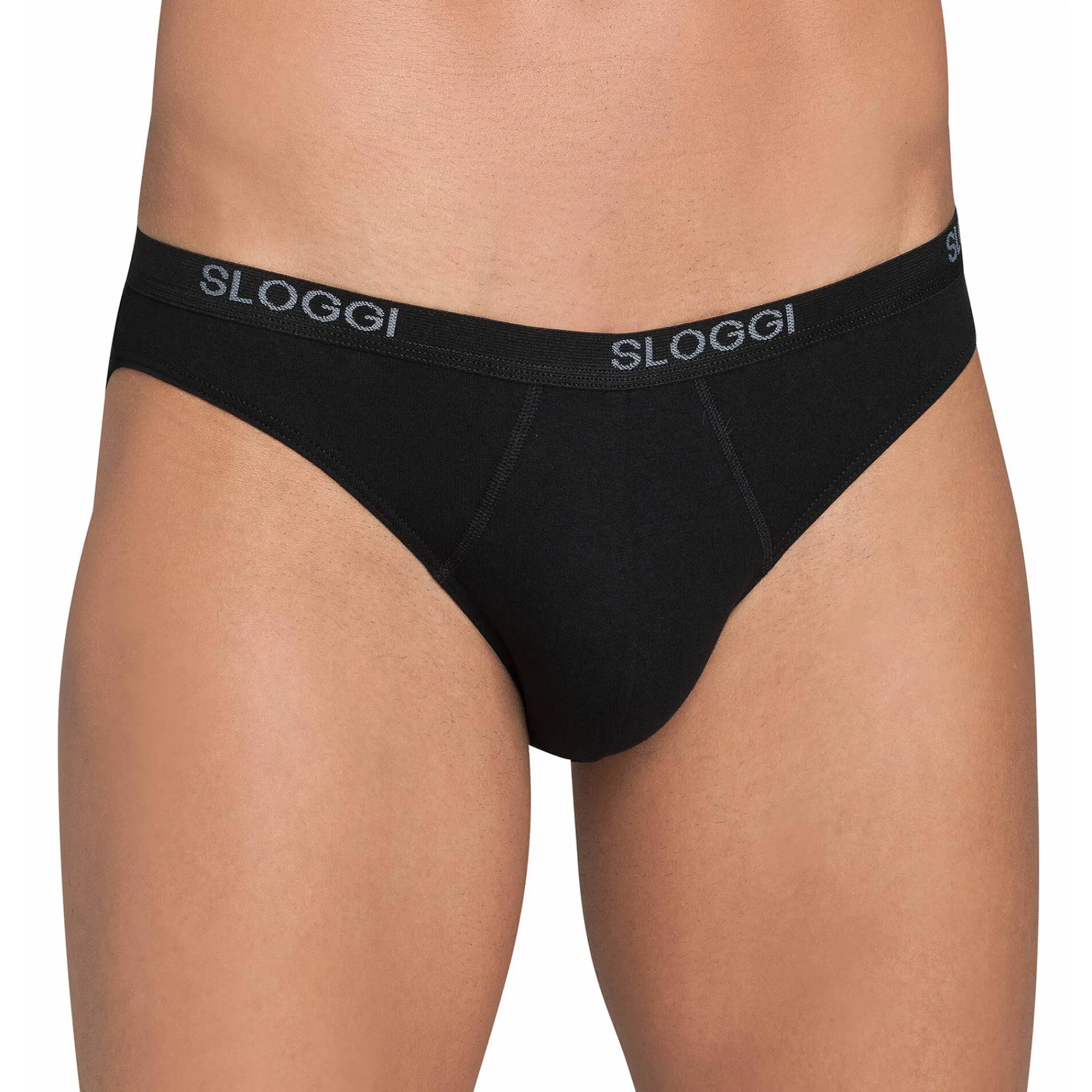 Ondergoed<Sloggi Gesloten slip in minimodel zwart