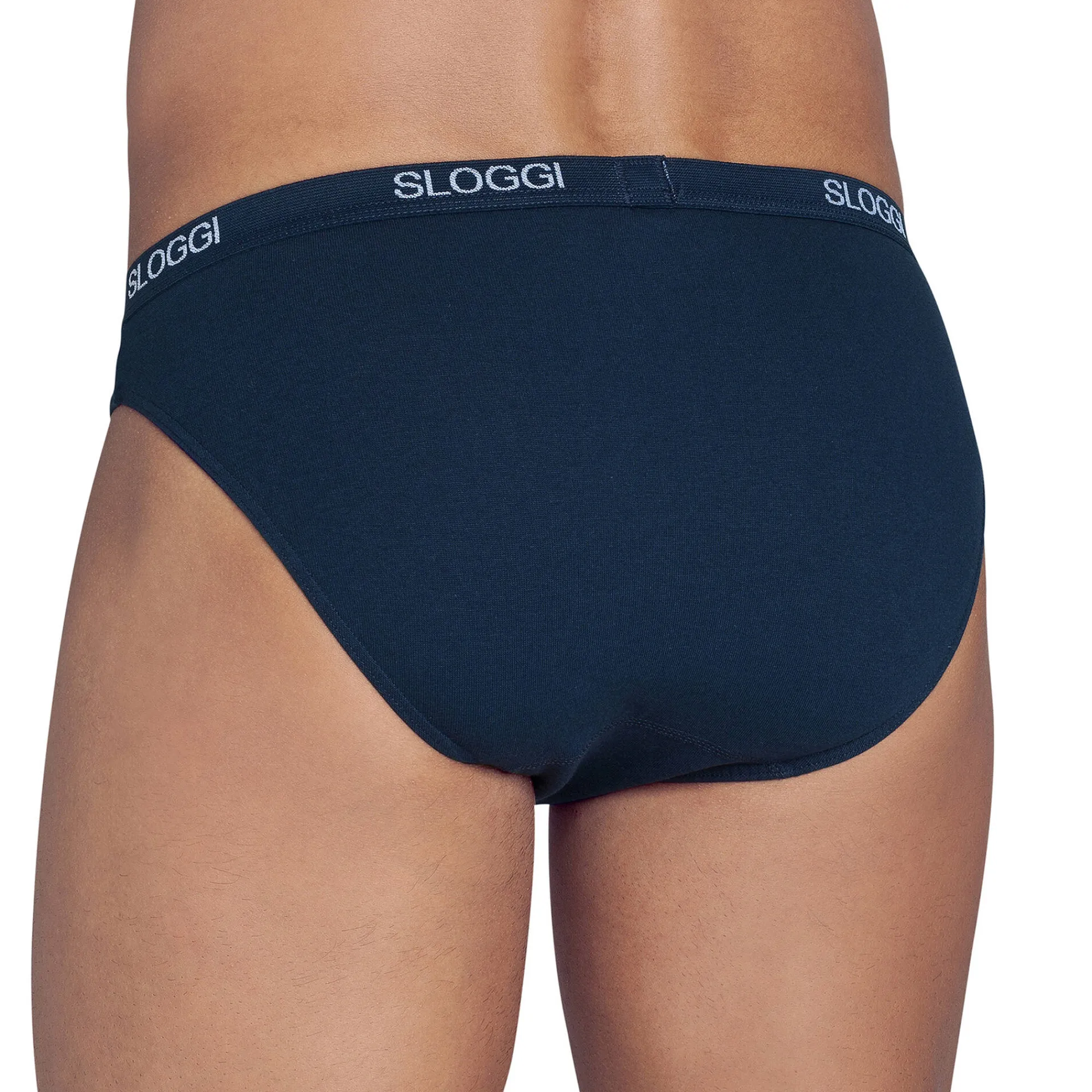 Ondergoed<Sloggi Gesloten slip in minimodel - set van 3 marine