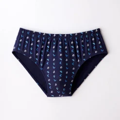 Ondergoed<Blancheporte Gesloten slip met comforttaille - set van 6 blauw