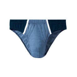 Ondergoed<Blancheporte Gesloten slip met lage taille - set van 8 marine / blauw