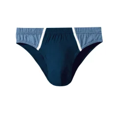 Ondergoed<Blancheporte Gesloten slip met lage taille - set van 8 marine / blauw