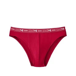 Ondergoed<Dim Gesloten slip met lage taille - set van 3 zwart + rood + grijs