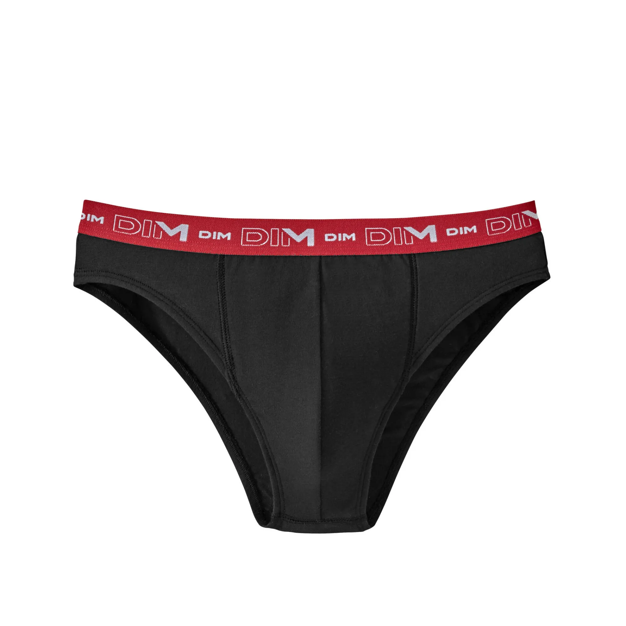 Ondergoed<Dim Gesloten slip met lage taille - set van 3 zwart + rood + grijs